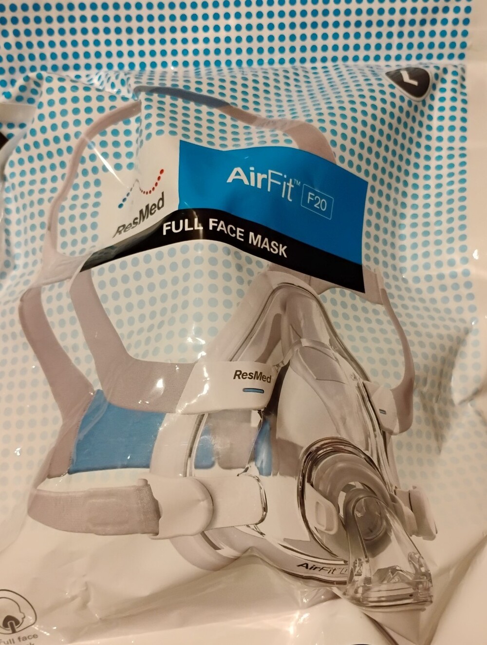 Nwt Resmed Full Sleep Head gear, Airfit F20 - Large